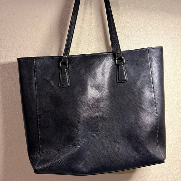 Women's Kate Spade Black Saffiano Leather Tote Bag One Size - Picture 3 of 8